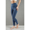 image:imageYogalicious High Waist Squat Proof Soft Printed Leggings for WomenOcean Indigo