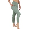 image:imageYogalicious High Waist Ultra Soft 78 Ankle Length Leggings with Pockets for WomenLily Pad Lux