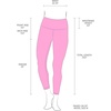 image:imageYogalicious High Waist Ultra Soft 78 Ankle Length Leggings with Pockets for WomenWhite Nude Tech