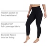 image:imageYogalicious Squat Proof Fleece Lined Legging High Waisted Thermal Winter Running Pants for WomenBlack WPocket