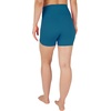 image:imageYogalicious Womens 5 7 High Waisted Biker Shorts Squat Proof Workout Yoga Short 2 Pack  Deep LagoonBlack 5 Elastic Free  XL