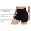 image:imageYogalicious Womens 5 7 High Waisted Biker Shorts Squat Proof Workout Yoga Short 2 PackBlack 5 Single Pack