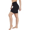 image:imageYogalicious Womens 5 7 High Waisted Biker Shorts Squat Proof Workout Yoga Short 2 PackBlackBlack 7 Elastic Free