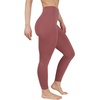 image:imageYogalicious Womens High Waisted Leggings Squat Proof Workout Running Yoga PantsRouge Blush
