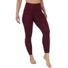 image:imageYogalicious Womens High Waisted Leggings Squat Proof Workout Running Yoga PantsWindsor Wine