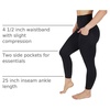 image:imageYogalicious Womens High Waisted Yoga Legging Elastic Free Squat Proof Ankle Length Lux Workout PantBlack WPocket