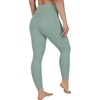 image:imageYogalicious Womens High Waisted Yoga Legging Elastic Free Squat Proof Ankle Length Lux Workout PantChinois Green