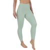 image:imageYogalicious Womens High Waisted Yoga Legging Elastic Free Squat Proof Ankle Length Lux Workout PantGreen Milieu