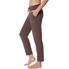 image:imageYogalicious Womens Straight Leg Pant High Waisted Yoga Workout PantsClassic Brown