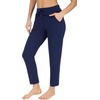 image:imageYogalicious Womens Straight Leg Pant High Waisted Yoga Workout PantsNaval Academy