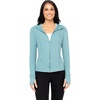 image:imageYogalicious FullZip Lightweight Hooded Running Workout Yoga Lux Jacket with PocketsSmoke Blue