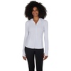 image:imageYogalicious FullZip Lightweight Hooded Running Workout Yoga Lux Jacket with PocketsWhite