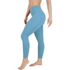image:imageYogalicious High Waist Squat Proof Soft Printed Leggings for WomenAdriatic Blue
