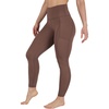 image:imageYogalicious Squat Proof Fleece Lined Legging High Waisted Thermal Winter Running Pants for WomenCoffee Quartz WPocket