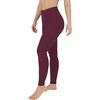 image:imageYogalicious Womens Workout Legging Soft High Waisted Squat Proof Sculpting PantWindsor Wine