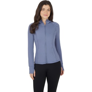 image:imageYogalicious FullZip Lightweight Hooded Running Workout Yoga Lux Jacket with PocketsWild Wind