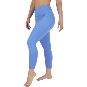 image:imageYogalicious High Waist Ultra Soft 78 Ankle Length Leggings with Pockets for WomenGranada Sky Lux