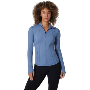 image:imageYogalicious Womens Ultra Soft Lightweight Full Zip Yoga Jacket with PocketsSymphony Blue Lux