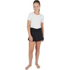 image:image90 Degree By Reflex Girls Skort Summer Crossover Flowy High Waist Tennis Athletic Skirt with Inner ShortBlackBlack