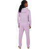 image:imageYogalicious Girls 2 Piece Set Hoodie Brushed Side Cinched Top amp Drawstring Jogger with Pockets OutfitHeather Fair Orchid