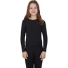 image:imageYogalicious Girls 3 Pack Short Sleeve Crew Neck TShirt and Long Sleeve Crew Neck TopWhiteHeather GreyBlack