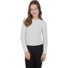 image:imageYogalicious Girls 3 Pack Short Sleeve Crew Neck TShirt and Long Sleeve Crew Neck TopWine VoyageBlackWhite Dove