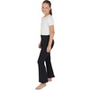 image:imageYogalicious Girls Flare Legging Ribbed Everyday High Waist Bootcut Dance Casual Pant 2 PackBlackBlack