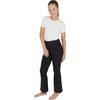 image:imageYogalicious Girls Flare Legging Ribbed Everyday High Waist Bootcut Dance Casual Pant 2 PackBlackBlack