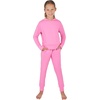 image:imageYogalicious Girls Sweatsuit 2 Piece Brushed Pullover Hoodie and Jogger Outfit SetMoonlight Mauve
