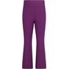 image:imageYogalicious Little Girls 2 Pack Ribbed Everyday Flared Leg PantMajestic PurpleBlack