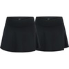 image:image90 Degree By Reflex Girls Skort Summer Crossover Flowy High Waist Tennis Athletic Skirt with Inner ShortBlackBlack