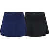 image:image90 Degree By Reflex Girls Skort Summer Crossover Flowy High Waist Tennis Athletic Skirt with Inner ShortNaval BlueBlack