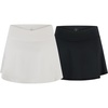 image:image90 Degree By Reflex Girls Skort Summer Crossover Flowy High Waist Tennis Athletic Skirt with Inner ShortShadow RockBlack