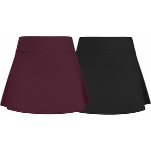 image:imageYogalicious Girls Flowy Skort 2 PackWinevoyageBlack
