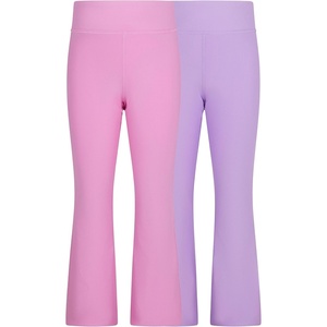 image:imageYogalicious Little Girls 2 Pack Ribbed Everyday Flared Leg PantRosewaterLovely Lilac