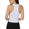 image:image90 Degree By Reflex Womens Seamless Tank Ribbed Fitted Racerback WaistLength Top 3 PackSheer LilacCyclamenWhite
